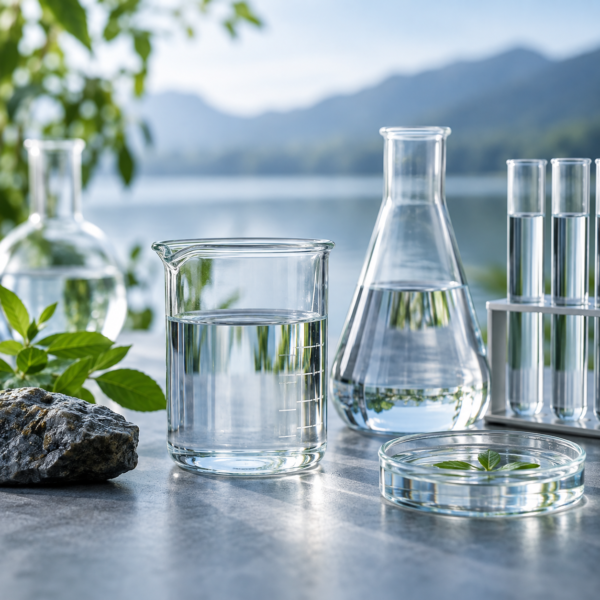 AI-generated conceptual illustration for Environmental Chemistry; not an actual Flosn product or customer project