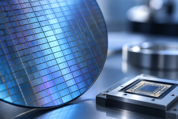 AI-generated conceptual illustration for Semiconductor & Electronics; not an actual Flosn product or customer project